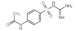 Acetamide,N-[4-[[(aminoiminomethyl)amino]sulfonyl]phenyl]-结构式