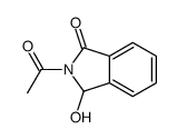 2-acetyl-3-hydroxy-3H-isoindol-1-one结构式