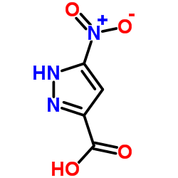 5-硝基吡唑-3-羧酸结构式