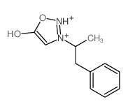 3-(1-phenylpropan-2-yl)-1-oxa-2-aza-3-azoniacyclopent-3-en-5-one结构式