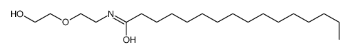 N-[2-(2-hydroxyethoxy)ethyl]hexadecanamide结构式