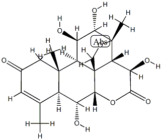 鸦胆子素G结构式