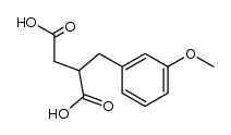 2-(3-methoxybenzyl)succinic acid Structure