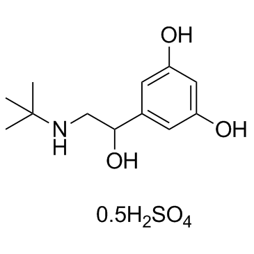 Terbutaline sulfate structure