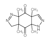 Benzo[1,2-c:4,5-c']dipyrazole-4,8(1H,7H)-dione,3a,4a,7a,8a-tetrahydro-3a,4a,7a,8a-tetramethyl- Structure
