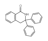 1(2H)-Isoquinolinone,3,4-dihydro-3,3-diphenyl-结构式