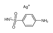 sulfanilamide, silver (I)-salt Structure