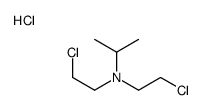 bis(2-chloroethyl)-propan-2-ylazanium,chloride结构式