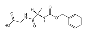 Z-DL-丙氨酸-甘氨酸结构式