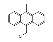 9-Methyl-10-(chloromethyl)anthracene结构式