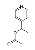 1-(4-Pyridyl)ethyl acetate结构式