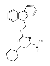 Fmoc-d-高环己基丙氨酸结构式