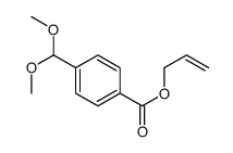 prop-2-enyl 4-(dimethoxymethyl)benzoate Structure