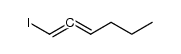 1-iodo-1,2-hexadiene结构式