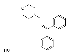 4-(3,3-Diphenylallyl)morpholine hydrochloride Structure