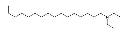 N,N-diethylhexadecylamine Structure