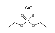 copper OO-diethyl thiophosphate结构式