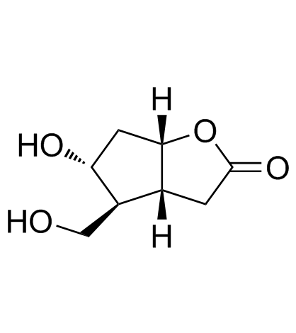 (-)-Corey lactone diol Structure