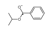 Isopropyl benzoate radical anion结构式