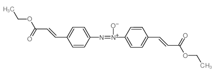 Azoxybenzene-4,4'-bis(propenoic acid ethyl) ester Structure