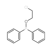 Phosphinousacid, P,P-diphenyl-, 2-chloroethyl ester结构式