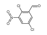 2,5-dichloro-3-nitro-benzaldehyde结构式