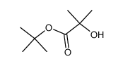 2-羟基-2-甲基丙酸叔丁酯结构式