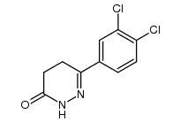 6-(3,4-dichlorophenyl)-4,5-dihydro-3(2H)-pyridazinone Structure