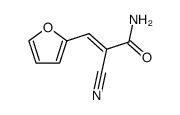 (E)-2-cyano-3-(2-furyl)prop-2-enamide Structure