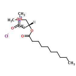 Decanoyl-L-carnitine (chloride) Structure