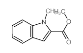 1-甲基-1H-吲哚-2-羧酸甲酯结构式