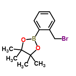 (2-Bromomethylphenyl)boronic acid pinacol ester Structure