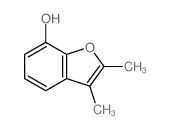 2,3-dimethylbenzofuran-7-ol结构式