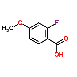 2-氟-4-甲氧基苯甲酸结构式