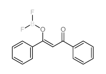 (Z)-3-difluoroboranyloxy-1,3-diphenyl-prop-2-en-1-one结构式