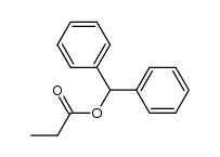 diphenylmethyl propanoate Structure