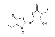 bis<3-ethyl-5-rhodanine>methinecyanine Structure