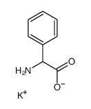 Potassium amino(phenyl)acetate结构式