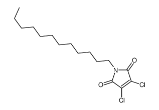 3,4-dichloro-1-dodecylpyrrole-2,5-dione Structure