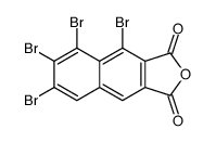 4,5,6,7-tetrabromobenzo[f][2]benzofuran-1,3-dione结构式