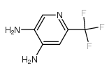 6-(trifluoromethyl)pyridine-3,4-diamine Structure