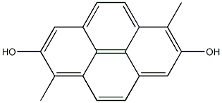 2,7-二羟基-1,6-二甲基芘结构式