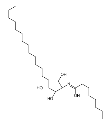 N-辛酰基4-羟基鞘氨醇(酿酒酵母)结构式