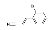(E)-3-(2-bromophenyl)acrylonitrile Structure