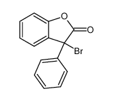 3-bromo-3-phenyl-3H-benzofuran-2-one Structure
