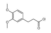 3,4-dimethoxyphenylpropionic acid chloride Structure