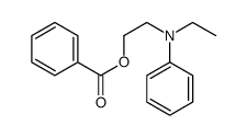 2-(N-ethylanilino)ethyl benzoate Structure