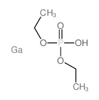 Phosphoric acid,diethyl ester, gallium salt (9CI) Structure
