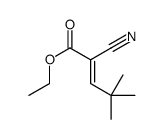 ethyl 2-cyano-4,4-dimethylpent-2-enoate Structure