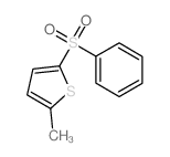 Thiophene, 2-methyl-5-(phenylsulfonyl)- Structure